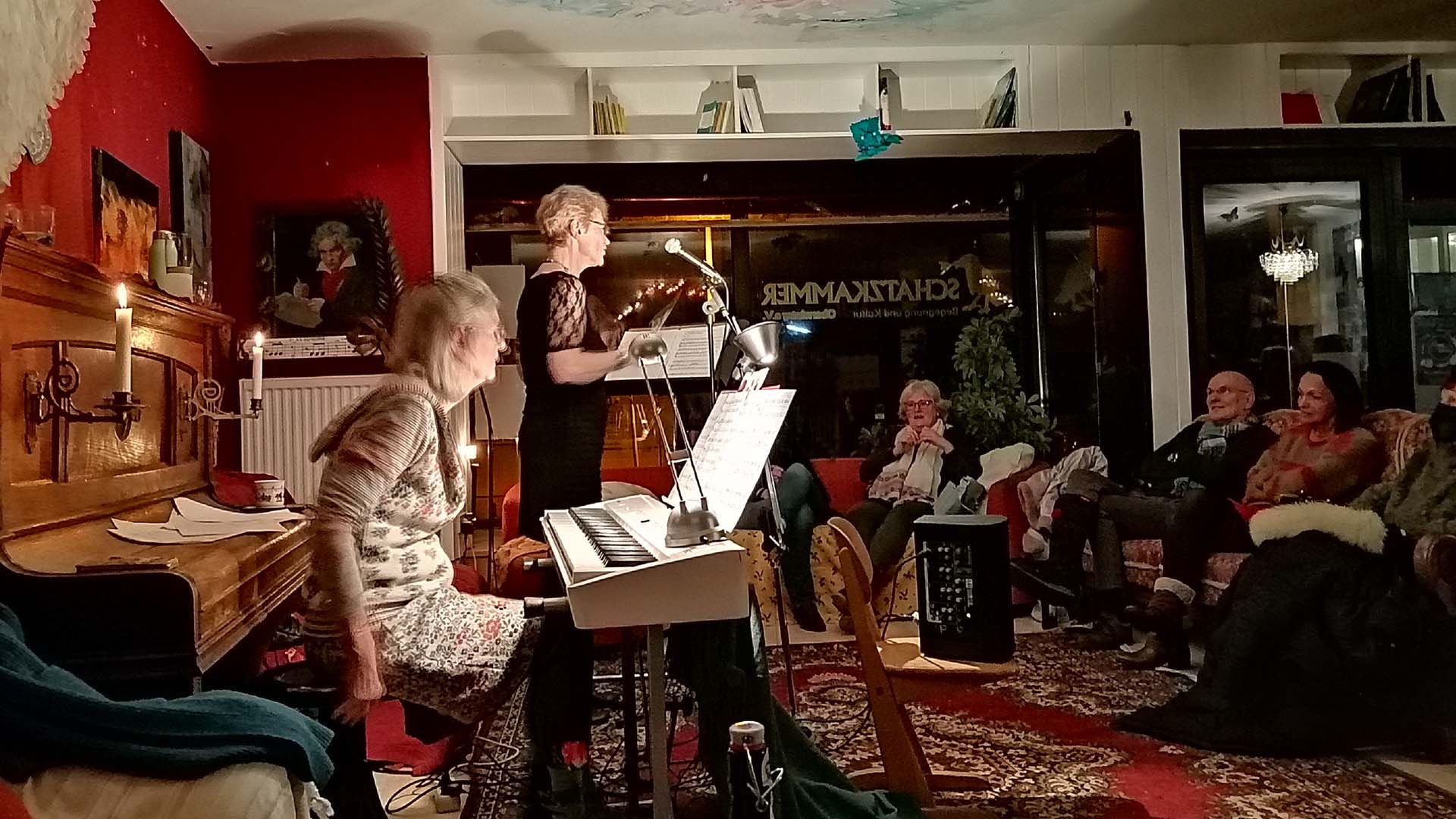 Chansonabend mit Inge Gerstberger und Christiane von Essen in der Schatzkammer Oberwinter